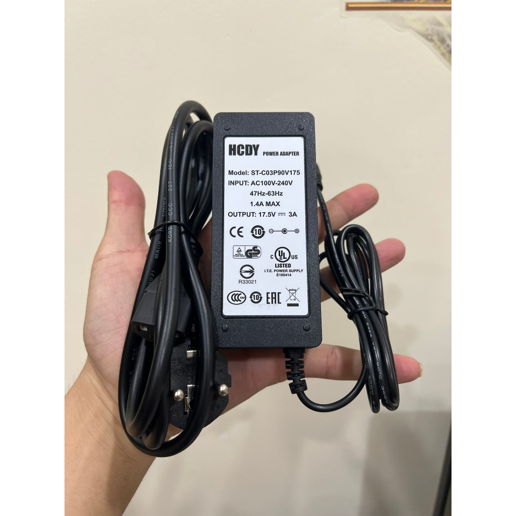 Dây nguồn 17.5v 3a cho loa  --