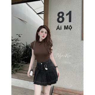 Áo pull cổ leo trơn mềm nhiều màu (kèm ảnh thật)
