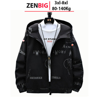 Áo khoác nam bigsize zenbig cho người mập, béo 3xl-8xl