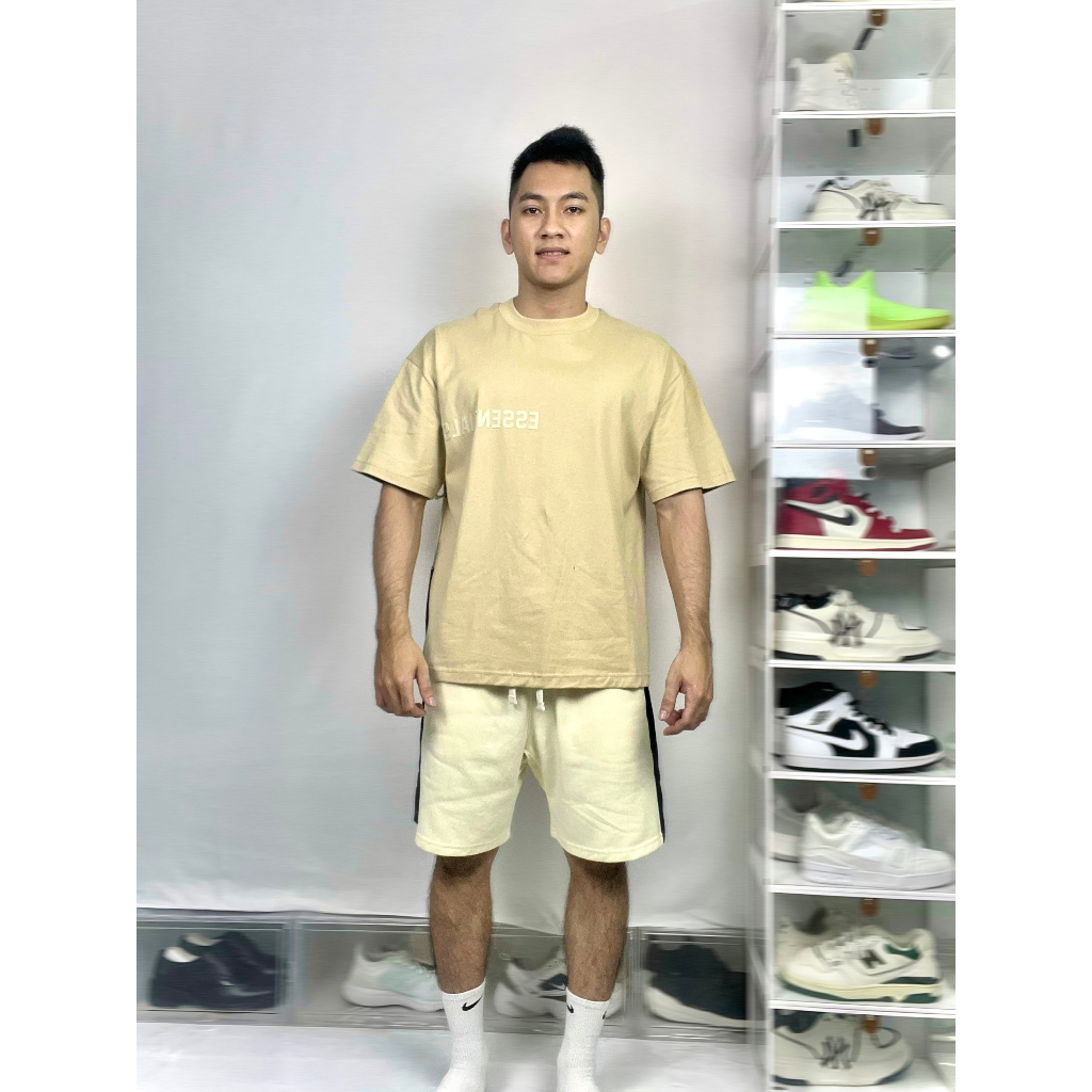 Áo Thun Tay Lở Essential Bản Mới | Kèm Quà Tặng