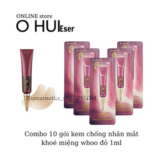 Combo 10 gói kem chống nhăn mắt khoé miệng whoo đỏ 1ml_ESERsample
