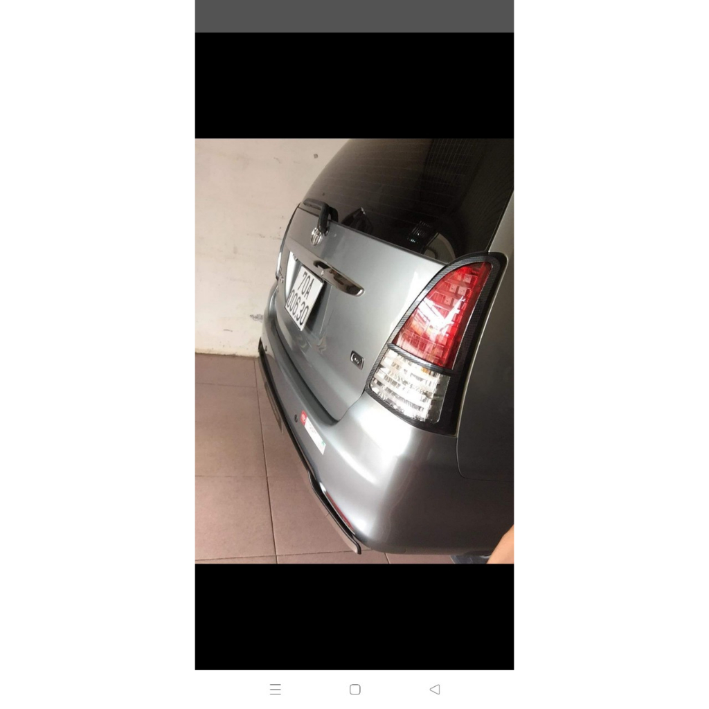 Cản sau inox Innova 2006-2022 inox tấm