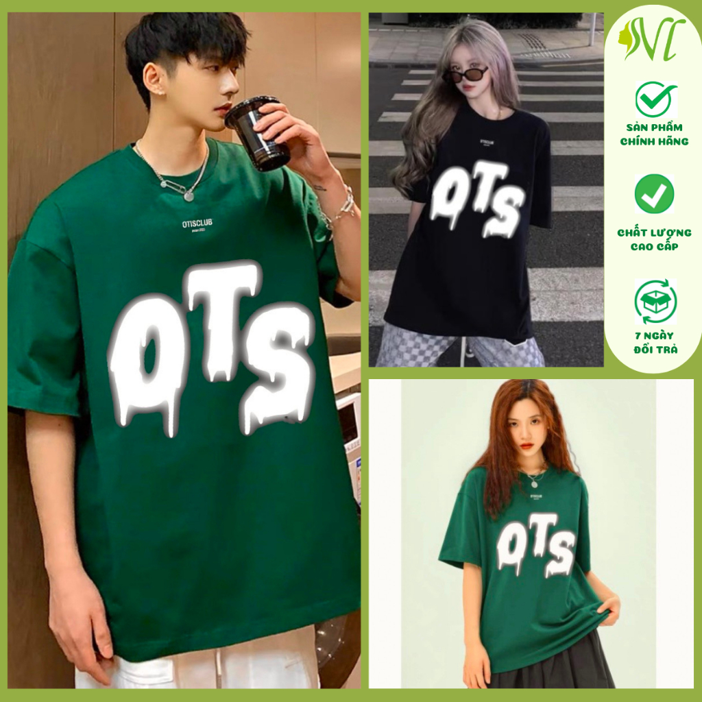 Áo thun nam nữ tay lỡ unisex form rộng - Áo thu OTS - Áo phông Người Đẹp Vì Lụa
