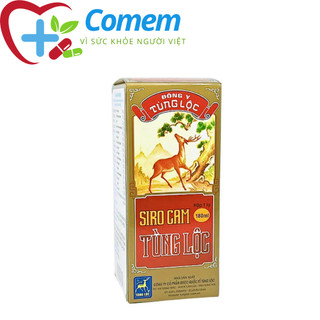 Siro Cam Tùng Lộc giúp bé ăn ngon, giảm kém ăn, kém ngủ, rối loạn tiêu hóa, ra mồ hôi trộm.