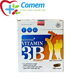 MEDSTAND VITAMIN 3B POWER - giúp bổ sung vitamin nhóm B (B1,B6,B12) cho cơ thể.