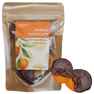 Cam sấy dẻo nhúng socola Stone Hill Cocoa Products