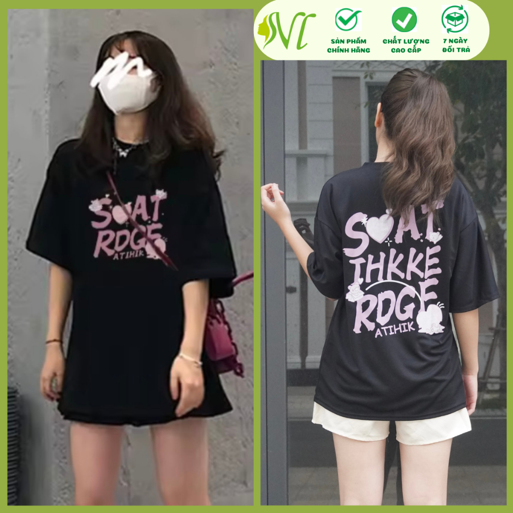 Áo thun nam nữ tay lỡ unisex form rộng  Áo thun  SOAT - Áo phông Người Đẹp Vì Lụa