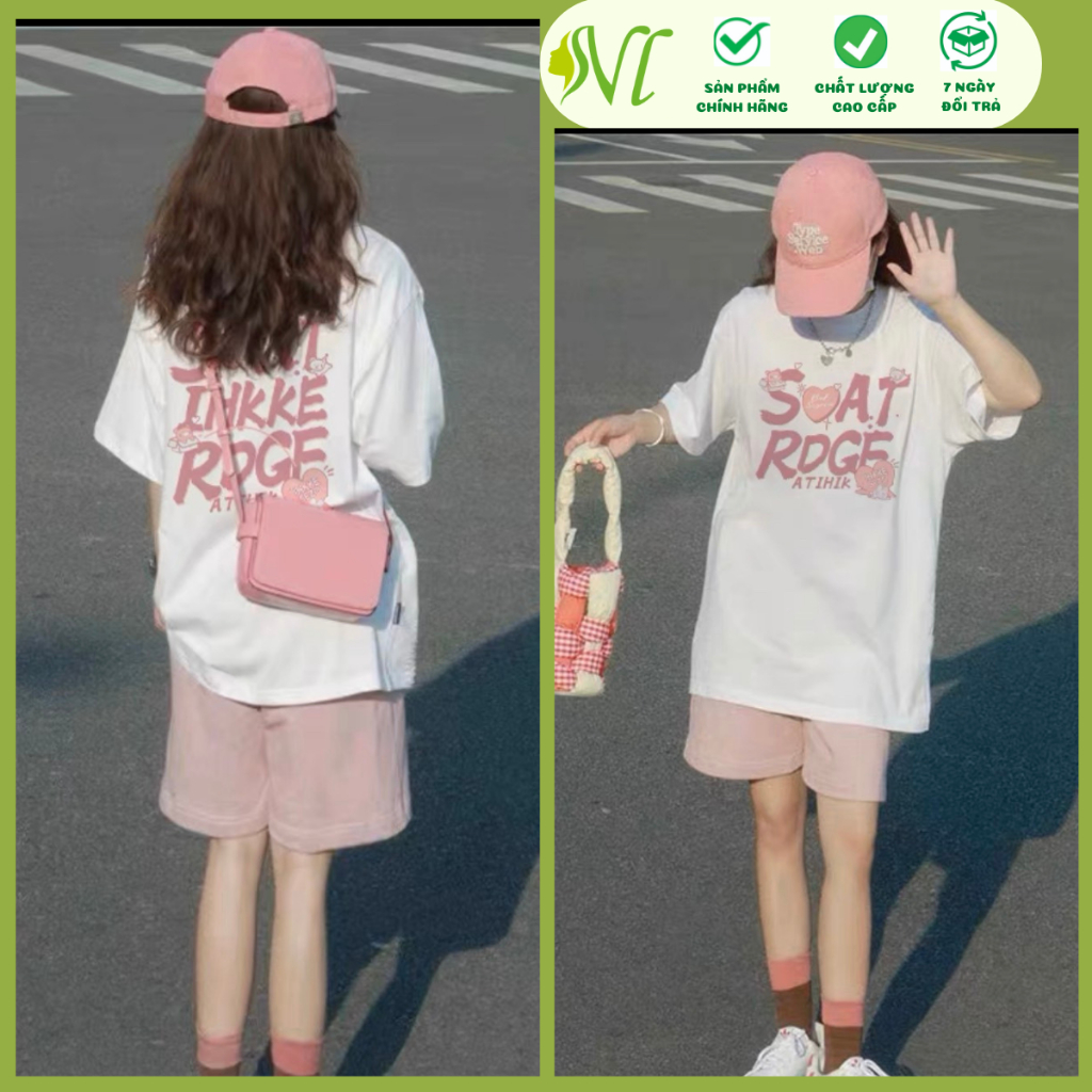 Áo thun nam nữ tay lỡ unisex form rộng  Áo thun  SOAT - Áo phông Người Đẹp Vì Lụa