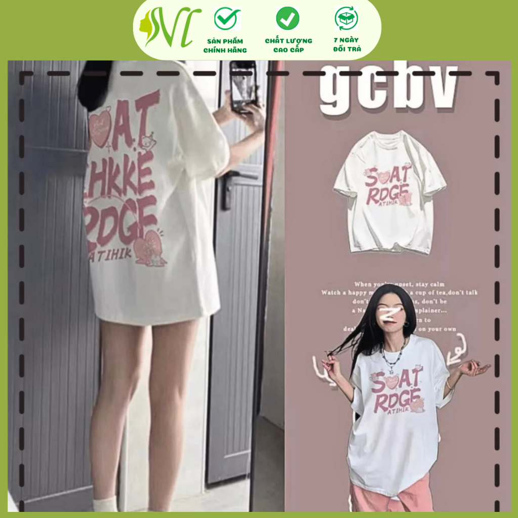 Áo thun nam nữ tay lỡ unisex form rộng  Áo thun  SOAT - Áo phông Người Đẹp Vì Lụa