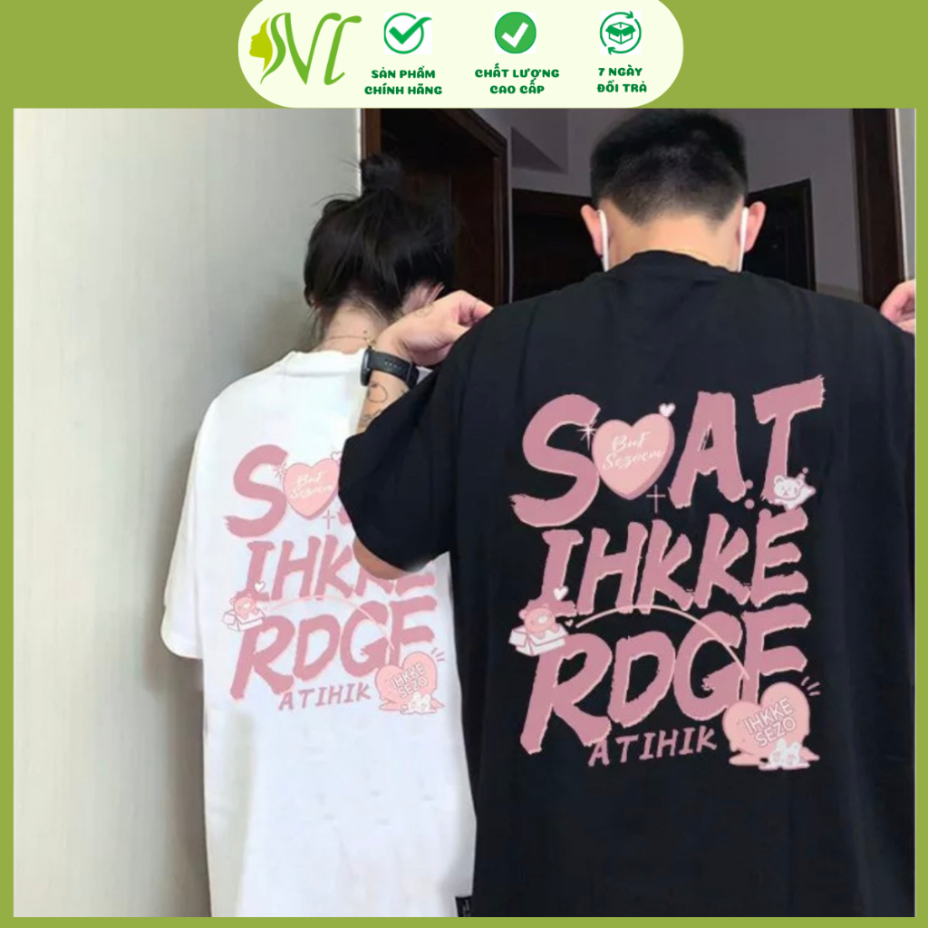 Áo thun nam nữ tay lỡ unisex form rộng  Áo thun  SOAT - Áo phông Người Đẹp Vì Lụa