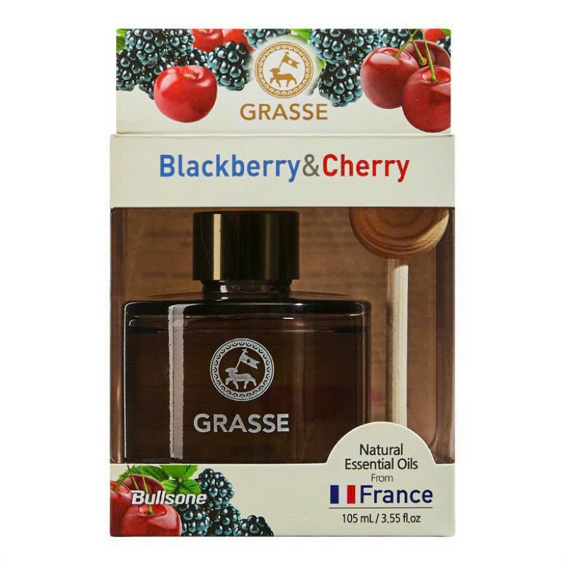 Nước Hoa Ô tô Hàn Quốc Grasse Blackberry & Cherry 105ml  hương thơm tinh tế