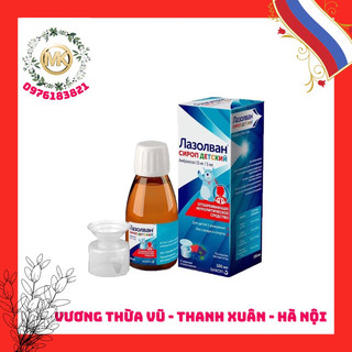 Siro long đờm gấu Nga larolvan 100ml Nga