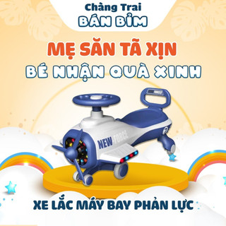Xe lắc máy bay phản lực cho bé - Qùa tặng Chàng Trai Bán Bỉm