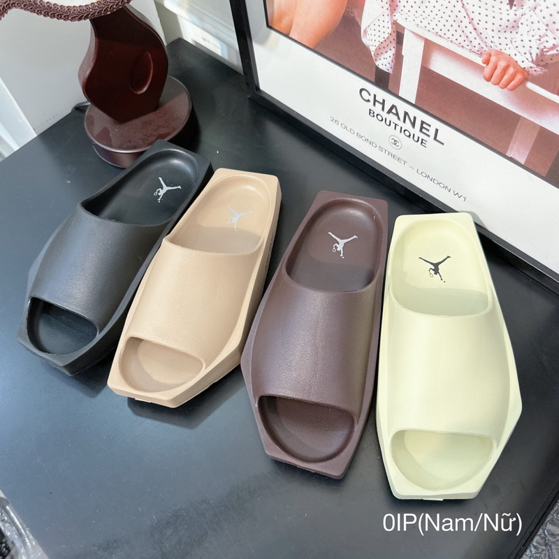 Dép Nhựa Đúc Đế Lõm Mũi Vuông Siêu Êm Đẹp