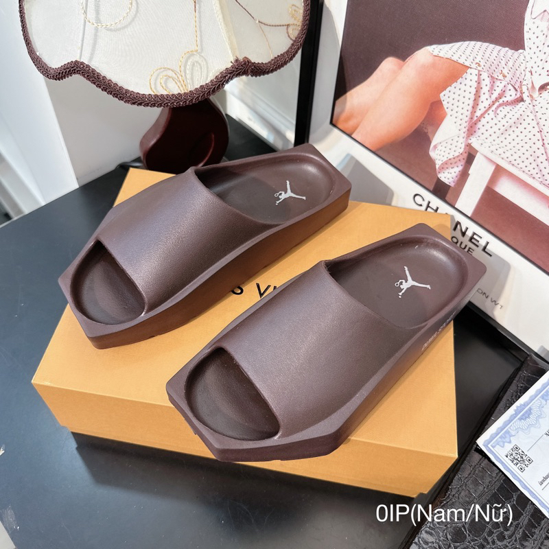 Dép Nhựa Đúc Đế Lõm Mũi Vuông Siêu Êm Đẹp