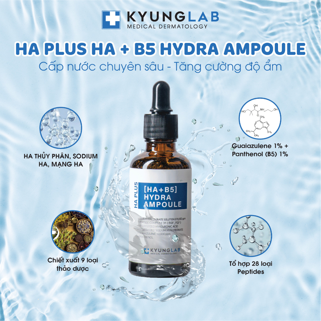 Serum HA B5 KyungLab cấp ẩm dưỡng ẩm phục hồi da 50ml | BigBuy360 - bigbuy360.vn