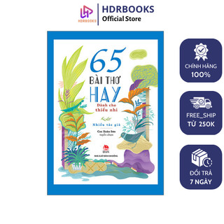 Sách - 65 bài thơ hay dành cho thiếu nhi -bìa cứng