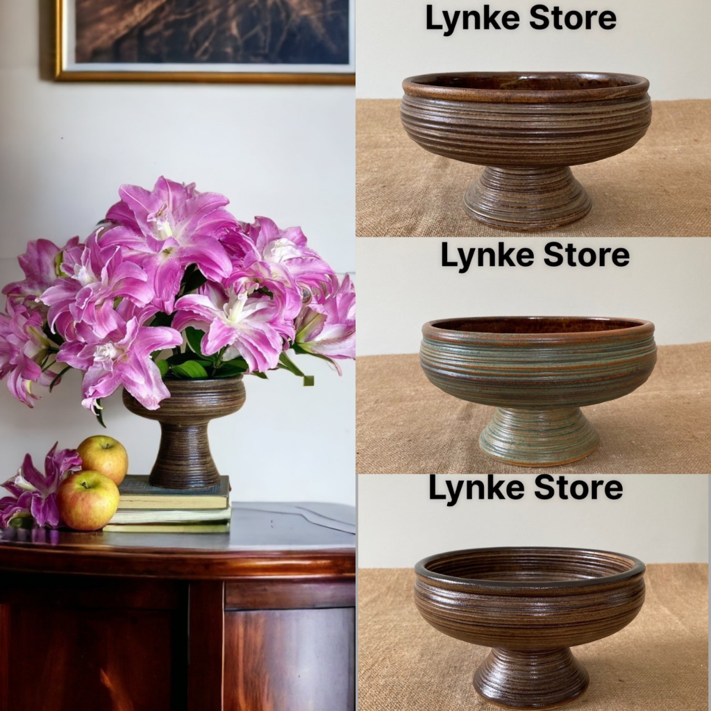 Ang Gốm Chậu Đa Năng Trồng Thủy Tiên Cắm Hoa Nghệ Thuật Ikebana Gốm Sứ Bát Tràng