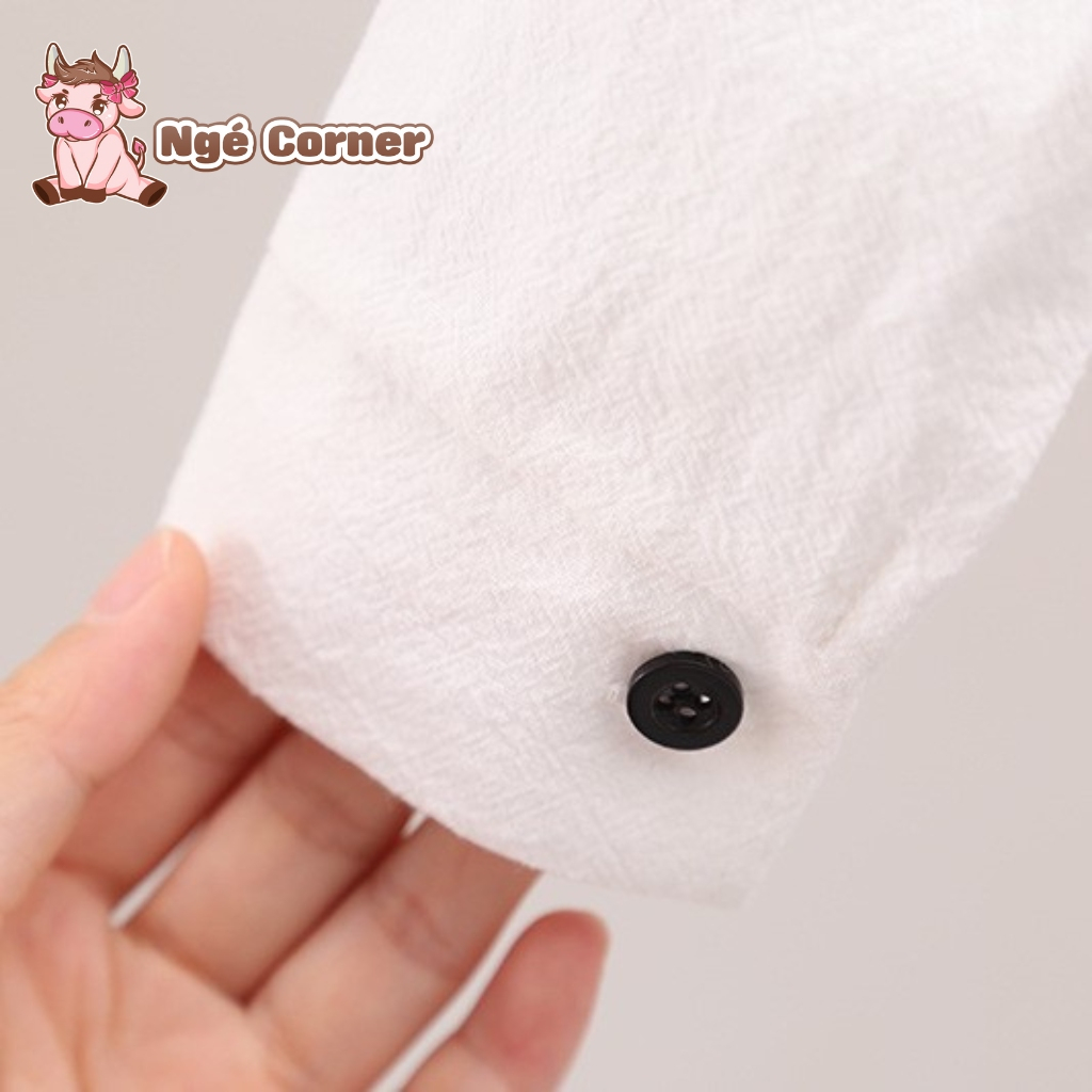 Áo Sơ Mi Dài Tay Cho Bé Trai Phong Cách Hàn Quốc Thời Trang Trẻ Em