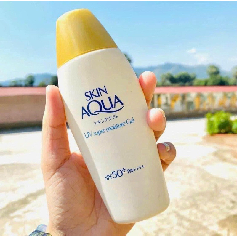 Kem chống nắng Skin Aqua nắp vàng 110g