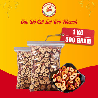 Táo đỏ cắt lát táo khoanh túi 500g/1kg nguyên liệu chè trà dưỡng nhan