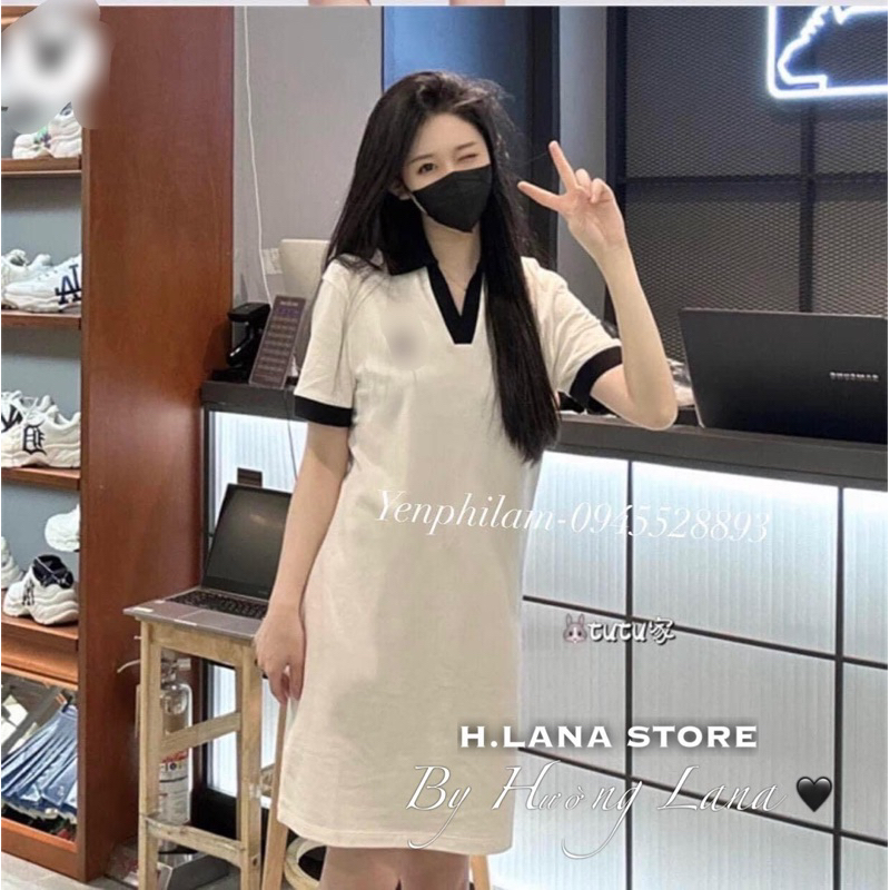 VÁY POLO THÊU LOGO N.,Y