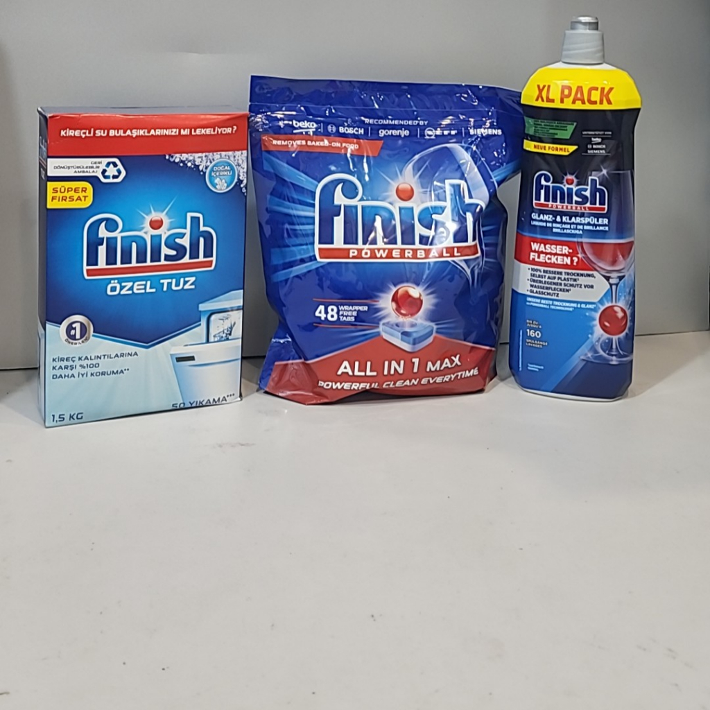 Viên rửa bát Finish All in 1 Max 48 viên, viên finish all in one 10 in 1 dùng cho máy rửa bát