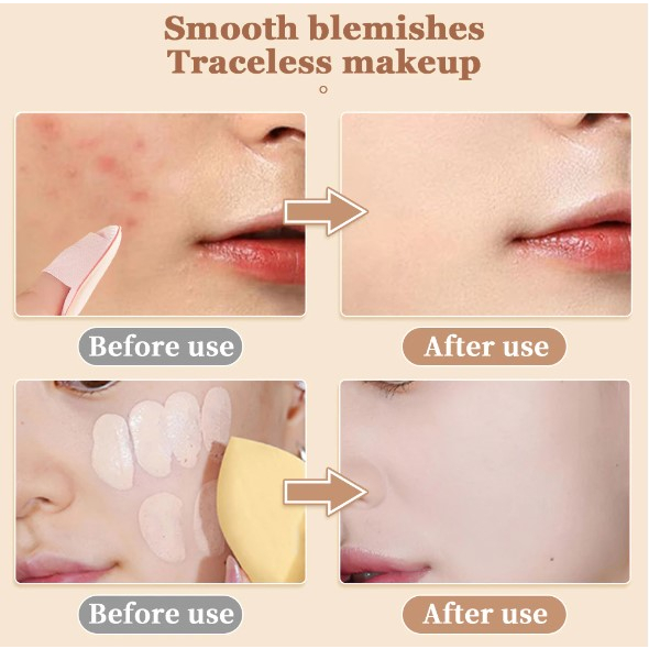 Mút Trang Điểm Mini Xỏ Ngón , Mút Tán Kem Nền Che Khuyết Điểm Cho Mặt  Mắt Có Thể Sử Dụng Đánh Khô Nước Marshmallo