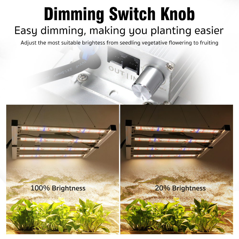 240W 320W Full Spectrum Frame LED Grow Light Bars Samsung LM301H& OSRAM LED Phyto Đèn Cho Cây Trong Nhà Hoa Rau Thủy Can