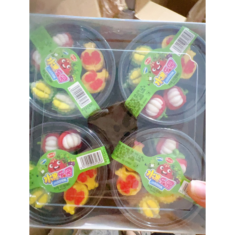 sỉ hộp 20 hũ kẹo dẻo hoa quả to