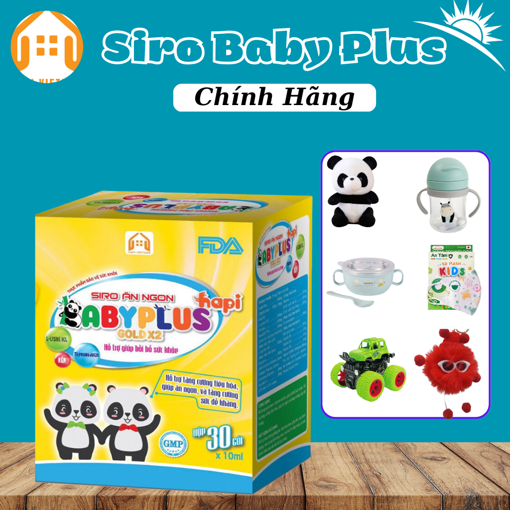 Siro Ăn Ngon Baby Plus Hapi Việt Nam 30 Gói