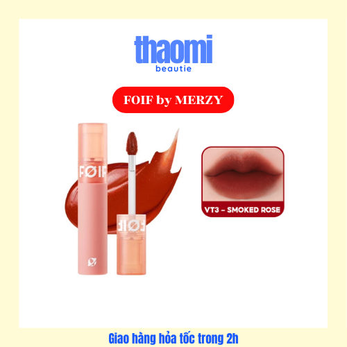 Son Kem Lì/Son Tint Bóng Thuần Chay Hàn Quốc FOIF Daily Velvet Tint/Juicy Fit Tint 3g