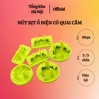 Nút bịt ổ điện có quai cầm bảo đảm an toàn cho bé và gia đình bạn (BOD23)