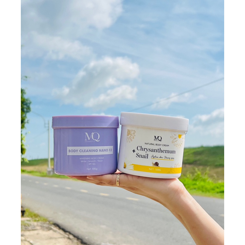 COMBO KEM BODY ỐC SÊN + TẨY NANO X2 (500gr/hũ)