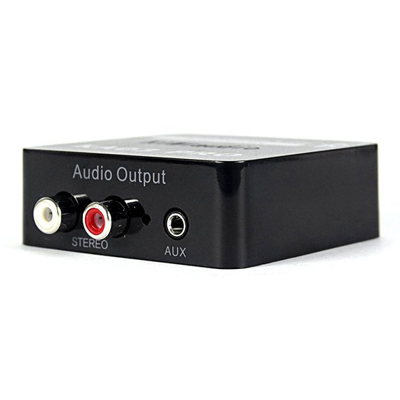 Kiwi KA03 Pro - Chuyển Đổi Âm thanh Quang ra AV có Bluetooth kèm dây AV 4 đầu dài 2m - BH 12 tháng | Chính Hãng