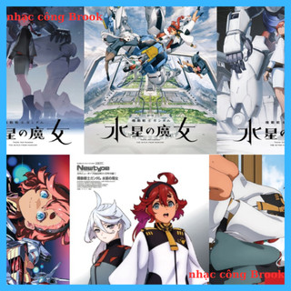 Poster Anime Mobile Suit Gundam GIẤY DECALThe Witch from Mercury Tranh Dán Tường Anime Manga Gundam