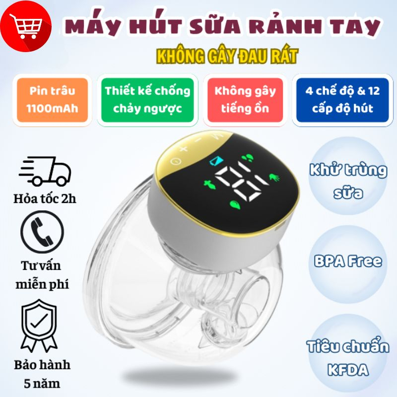 Máy vắt sữa rảnh tay thông minh