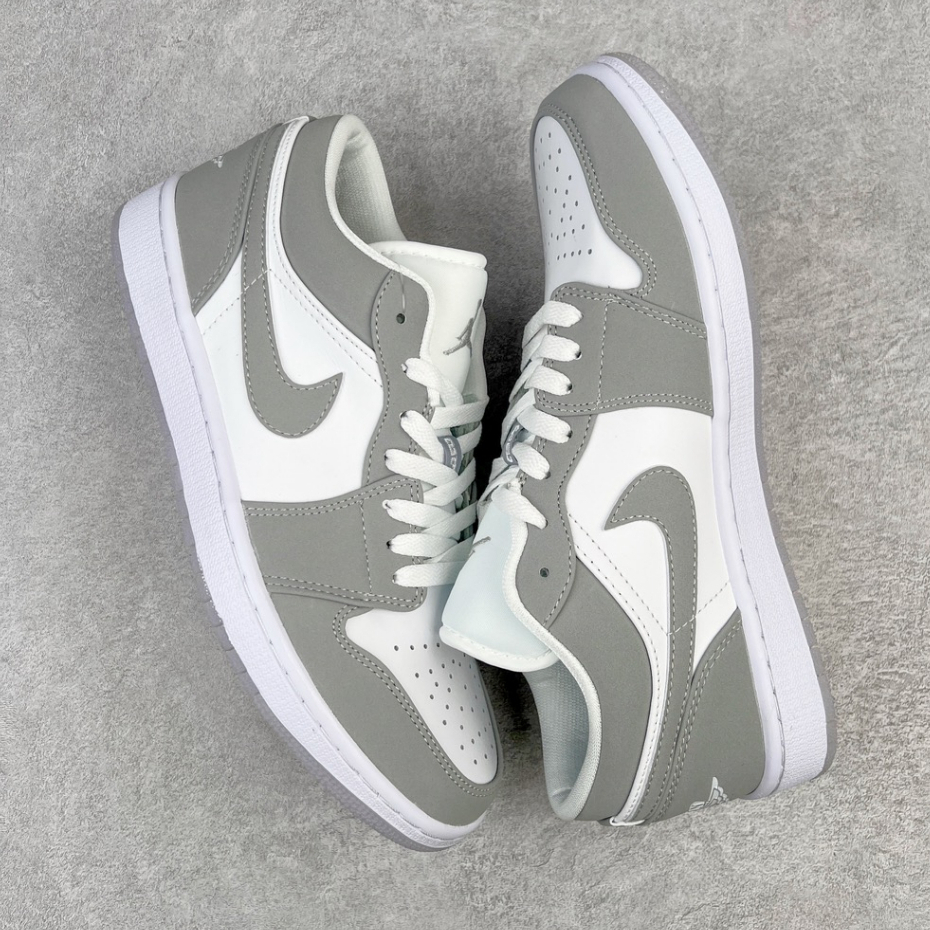 Giày Air Jordan 1 Low Wolf Grey - Fullbox | BẢN CAO CẤP - Kèm dây