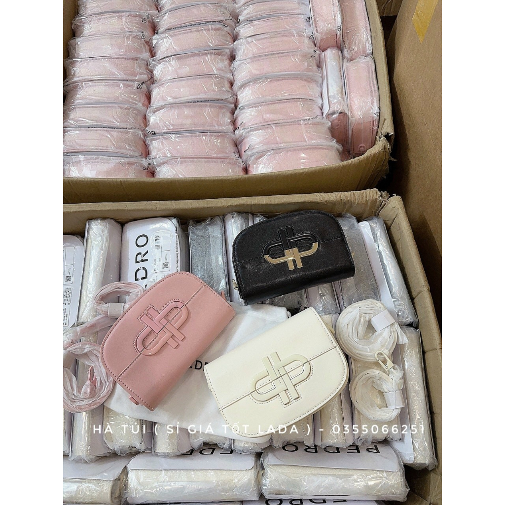 Túi đeo vai - kẹp nách Pe dro dáng bầu new k hộp