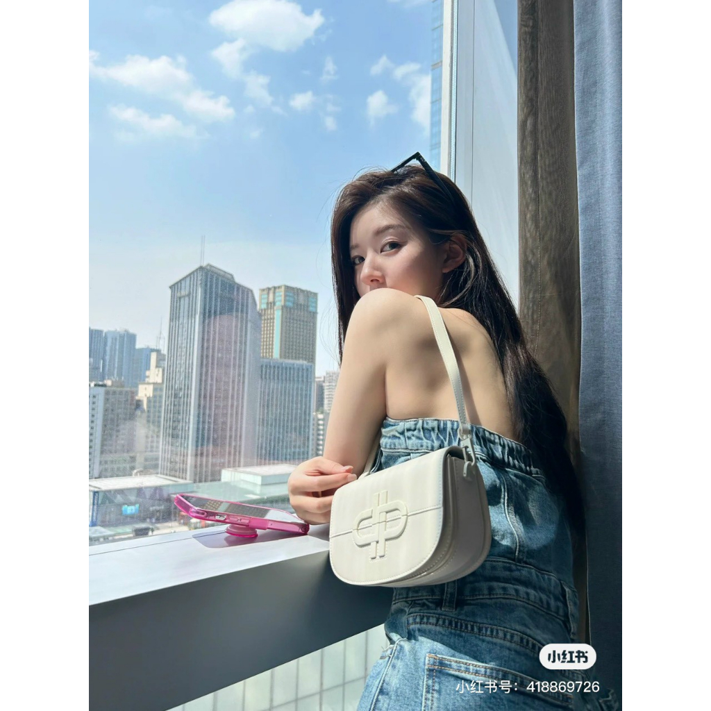 Túi đeo vai - kẹp nách Pe dro dáng bầu new k hộp