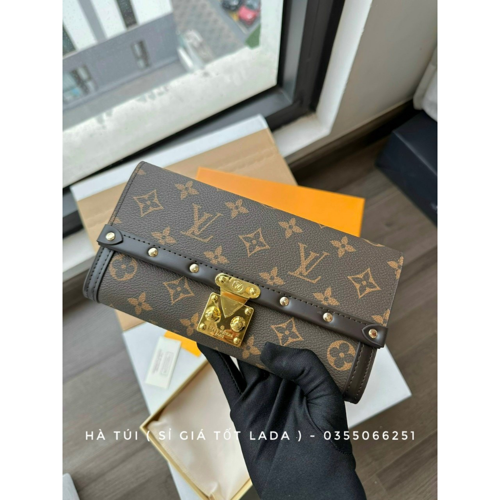 Ví dài nữ Eo vì khóa vuông vip dày dặn vừa đt