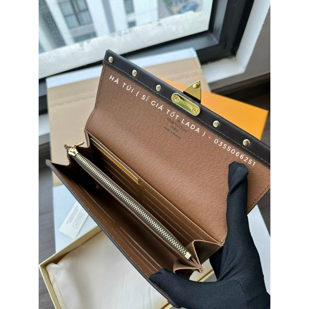 Ví dài nữ Eo vì khóa vuông vip dày dặn vừa đt