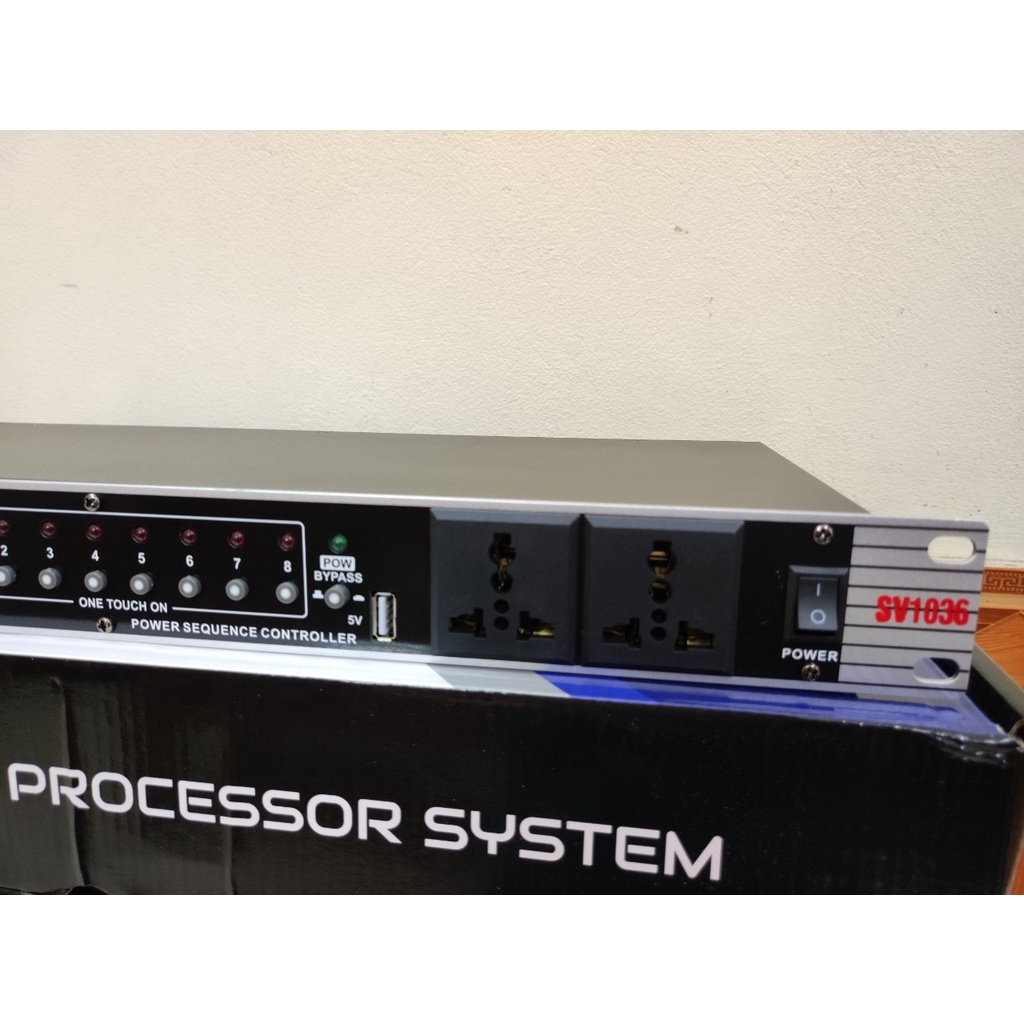 Quản lý nguồn điện dàn Karaoke Dbx Sv 1036 , Bộ quản lý nguồn 10 cổng vào, có AT chống giật - Công Ty Thiên Phúc