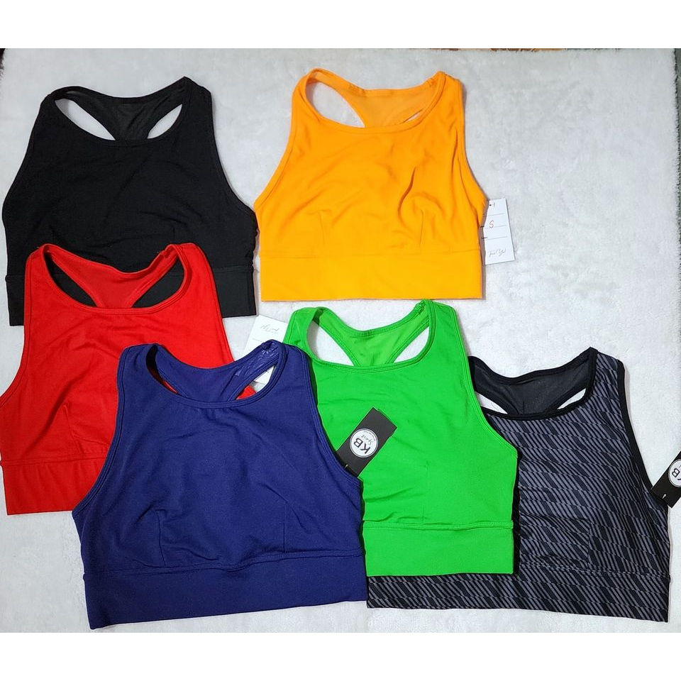 Áo Bra tập Gym/Yoga nữ from croptop hàng xuất dư