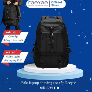 Balo laptop REEYEE đa năng cao cấp mã RY111B, ngăn chứa đồ rộng rãi đi du lịch, đi công tác