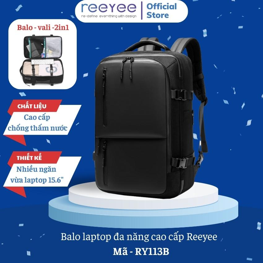 Balo laptop REEYEE RY113B 15,6" đa năng chống nước sang trọng doanh nhân, công sở