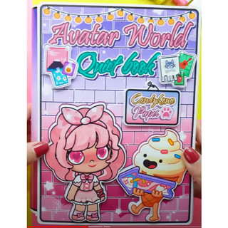 #73 Avatar World Characters, nhà búp bê giấy - Candyhome Paper