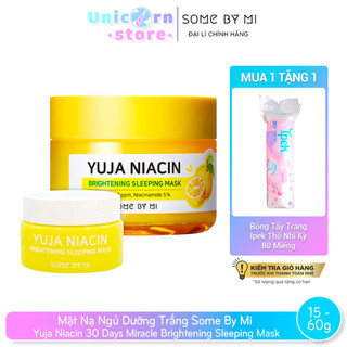 Mặt Nạ Ngủ Dưỡng Trắng Some By Mi Yuja Niacin 30 Days Miracle Brightening Sleeping Mask