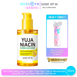 Tinh Chất Dưỡng Sáng và Giảm Thâm Mụn Chiết Xuất Quả Yuja và Niacinamide Some By Mi Yuja Niacin Blemish Care Serum 50ml