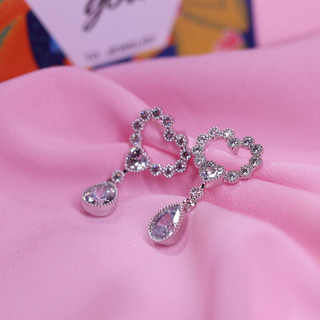 Khuyên tai bông tai đính đá cao cấp Hàn Quốc TD JEWELRY